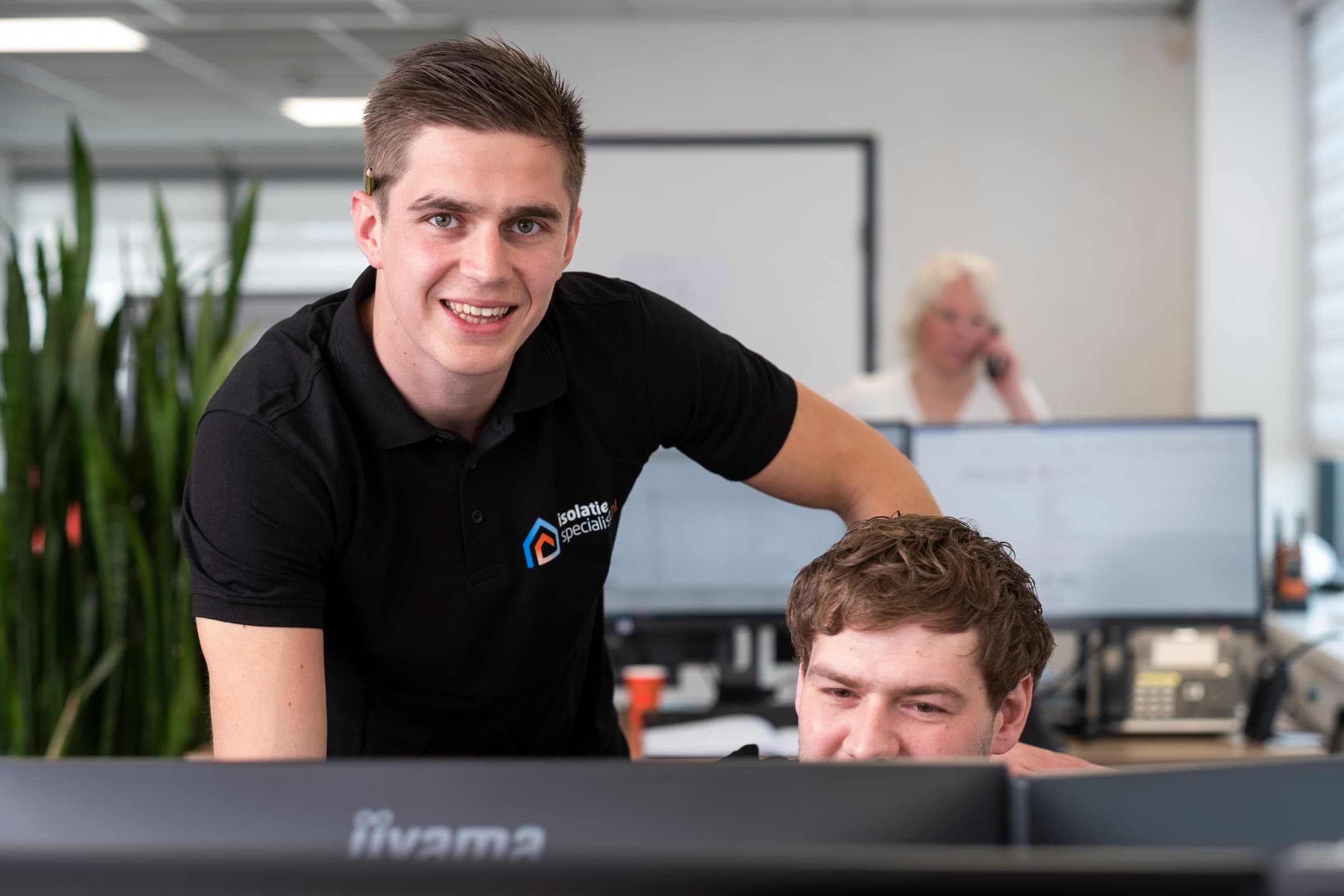 Collega's van Isolatiespecialist.nl aan het werk, Planner